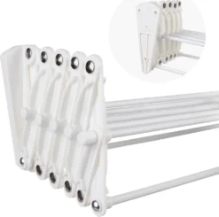 Ausziehbarer Wandwäschetrockner Wäschetrockner Inkl. 2 Wandmontage-Sets - Trockenlänge 4,20 M -Haushaltswaren Store 4014d3d8612b094239ea0dc4700e71db