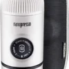 WACACO Nanopresso Tragbare Espressomaschine, Mit Nanopresso-Etui, Upgrade-Version Von Minipresso, Reisekaffeemaschine, Kaffee-To-Go, Manuell Betrieben, Weiß, Nachhaltig -Haushaltswaren Store 4062f7c311fc3112e6c9b8f77d89e72c