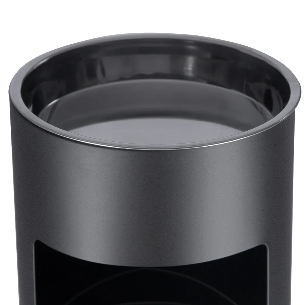 Standaschenbecher 30 L Mit Aschenbecher Schwarz 60,5 X 24,5 Cm Für Draußen Mülleimer Abfalleimer Mit Inneneimer SONGMICS LTB17C 9 Standaschenbecher 30 L Mit Aschenbecher Schwarz 60,5 X 24,5 Cm Für Draußen Mülleimer Abfalleimer Mit Inneneimer SONGMICS LTB17C – Bild 7