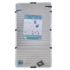 Vilde Wäschetrockner | Wäscheständer | Turmwäscheständer Mit 3 Ebenen Groß Klappbar Auf Rollen 30 M Leinenlänge -Haushaltswaren Store 41dd4f30cad9488d764ace0371aae048