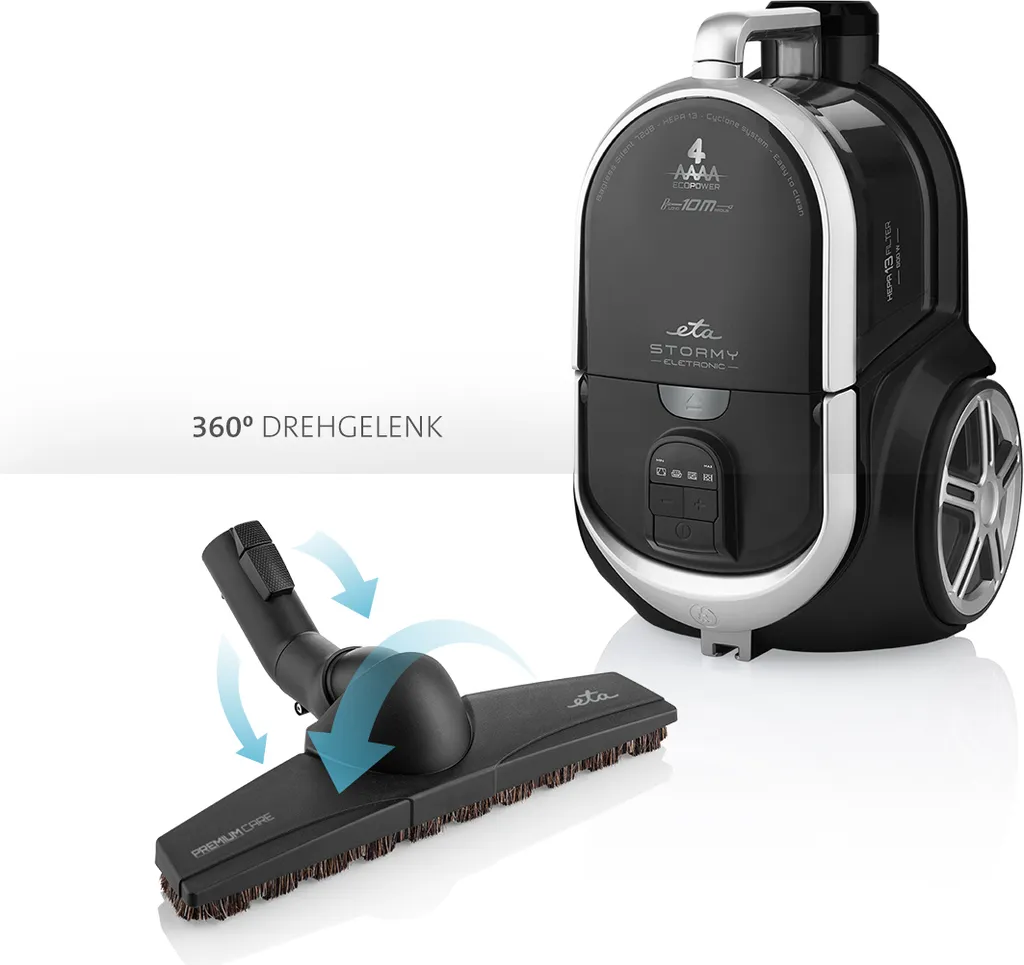 ETA STORMY ELECTRONIC Staubsauger Ohne Staubbeutel ETA451790000, 800 W, ECO Motor, HEPA Filter Nr. 13 12 ETA STORMY ELECTRONIC Staubsauger Ohne Staubbeutel ETA451790000, 800 W, ECO Motor, HEPA Filter Nr. 13 – Bild 10