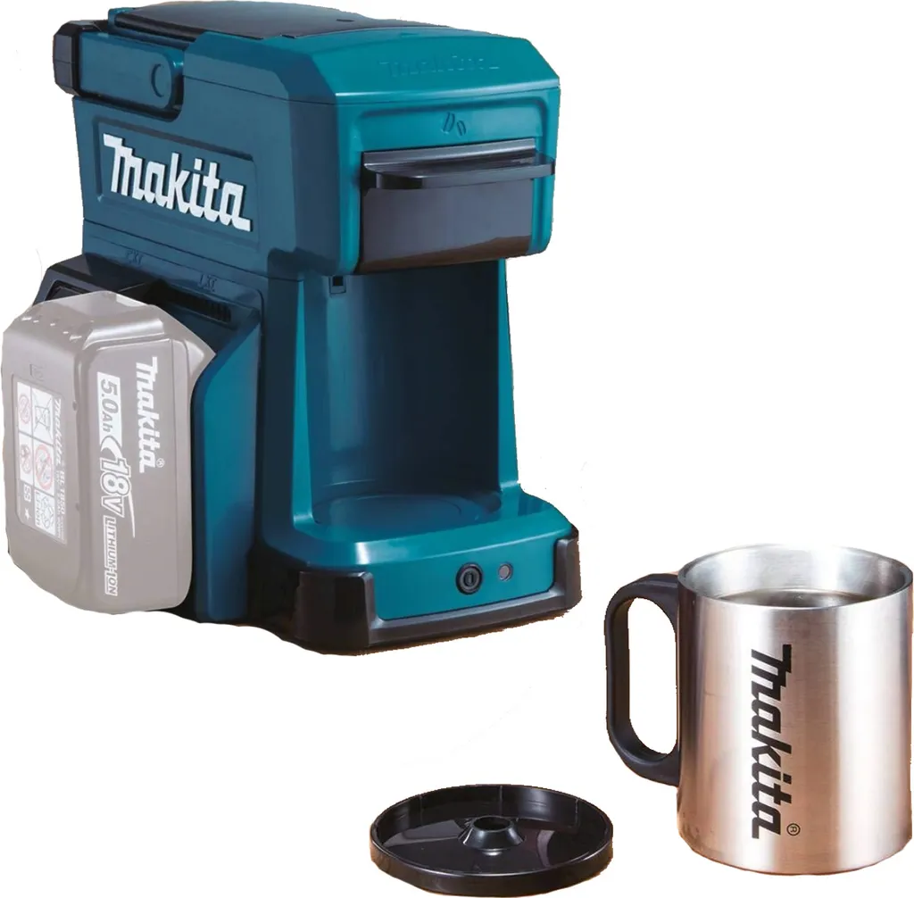 Makita Akku / Netz Tragbare Mobile Kaffeemaschine Caffee DCM501Z 18V 230V 22 Makita Akku / Netz Tragbare Mobile Kaffeemaschine Caffee DCM501Z 18V 230V – Bild 20