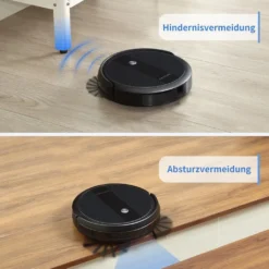 Saugroboter - AIRROBO P10 Staubsauger Roboter 2600Pa Roboterstaubsauger WLAN Mit Raumkarte In Echtzeit, WiFi/App/Alexa, Selbstaufladung, Leise, Für Tierhaare, Hartböden, Teppich -Haushaltswaren Store 43e0ca35dceade5a3e81fa432fe76a29