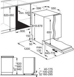 AEG - FSB53927Z - Vollintegrierbarer Geschirrspüler - 60 Cm -Haushaltswaren Store 43f3876d773eba2aa7c450002146b7cc