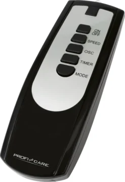 ProfiCare PC-TVL 3090 Tower-Ventilator, Longlife-Profi-Motor, 75° Oszillierend, VoiceControl Und WiFi-Steuerung, Edelstahl, 6 Geschwindigkeitsstufen, Inox-schwarz / Alexa / Google Assistant / App Steuerung -Haushaltswaren Store 442389cdc2053b0955e8917cbca92acb