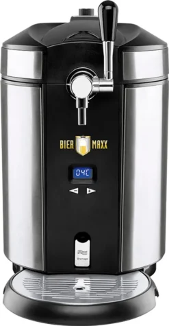 Biermaxx 05581 Bierzapfanlage Mit 3x CO2 Kapseln Und Kühlung ; Maße Ca.: 41,5 X 28 X 42 Cm -Haushaltswaren Store 44c64c19bdf63d9a834346da04c83460