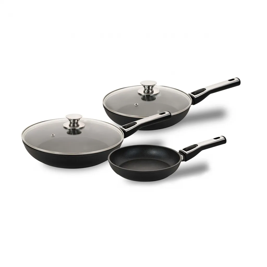 Genius Cerafit Plasma Pfannen, Set 5-tlg. 3 Genius Cerafit Plasma Pfannen, Set 5-tlg.