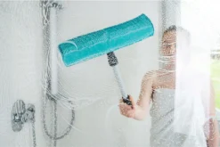 Genius Fensterwischer-Set 6-tlg - Fensterputzer + Universalstange, Wanne & Mikrofaserbezug | Glänzende Und Streifenfreie Sauberkeit; A15010 -Haushaltswaren Store 456060b649d39f46d4739624707aabfd