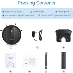 Saugroboter - AIRROBO P10 Staubsauger Roboter 2600Pa Roboterstaubsauger WLAN Mit Raumkarte In Echtzeit, WiFi/App/Alexa, Selbstaufladung, Leise, Für Tierhaare, Hartböden, Teppich -Haushaltswaren Store 45b8cc7dc83fdd3583e2530a1e09c20d