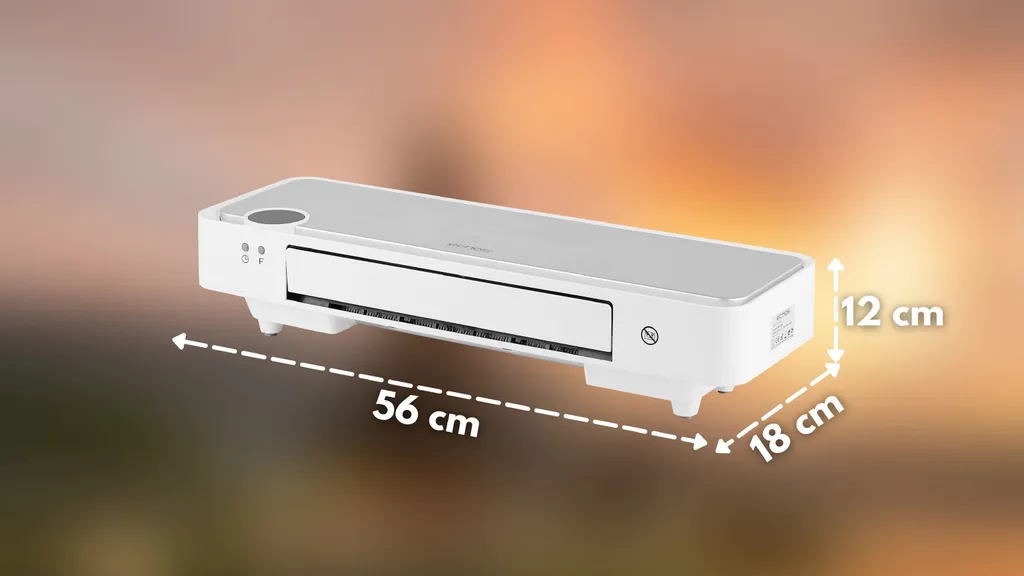 Echos Keramik Heizlüfter | Mit Fernbedienung | 2 Leistungsstufen (1000, 2000 W) | Wandmontage Möglich | 14 Echos Keramik Heizlüfter | Mit Fernbedienung | 2 Leistungsstufen (1000, 2000 W) | Wandmontage Möglich | – Bild 12