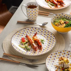 Vancasso Tafelservice Porzellan, Tulip Elegantes Geschirrset, 48 Teilig Kombiservice Mit Speiseteller, Dessertteller, Müslischalen Und Kaffeebecher Für 12 Personen 16 Vancasso Tafelservice Porzellan, Tulip Elegantes Geschirrset, 48 Teilig Kombiservice Mit Speiseteller, Dessertteller, Müslischalen Und Kaffeebecher Für 12 Personen -Haushaltswaren Store 466443b83f40b2fcea55f9442f8a2b92