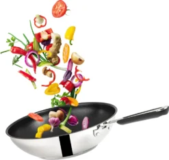 Tefal E76 Jamie Oliver Pfannenset Induktion 6 TLG Set 12,- Hohe Wokpfanne Mit Deckel 28cm, Pfanne 28 Cm + 24cm, Edelstahl 18/10 Rostfrei, Spülmaschinenfest, Antihaft-beschichtet -Haushaltswaren Store 46e90739fd476141bd9ea7e87d1b3dff