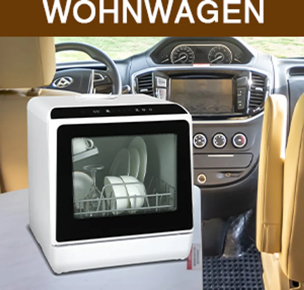 Puluomis Geschirrspüler 5L Geschirrspülmaschine Mini Spülmaschine Tischgeschirrspüler 45cm Freistehend, Funktioniert Mit/ohne Wasseranschluss, Kompakt, Für Büro, Kleine Wohnung, Camping, Wohnwagen, Weiß 16 Puluomis Geschirrspüler 5L Geschirrspülmaschine Mini Spülmaschine Tischgeschirrspüler 45cm Freistehend, Funktioniert Mit/ohne Wasseranschluss, Kompakt, Für Büro, Kleine Wohnung, Camping, Wohnwagen, Weiß – Bild 14