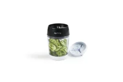MAGNANI 3-in-1 Gemüseschneider Mit Verschiedenen Aufsätzen, Spiralschneider Für Gemüse Spaghetti Und Zoodles, Gemüse Spiralschneider Mit 200 Ml Behälter -Haushaltswaren Store 47b8d752bd2fc9b56a9fd386fcb24130