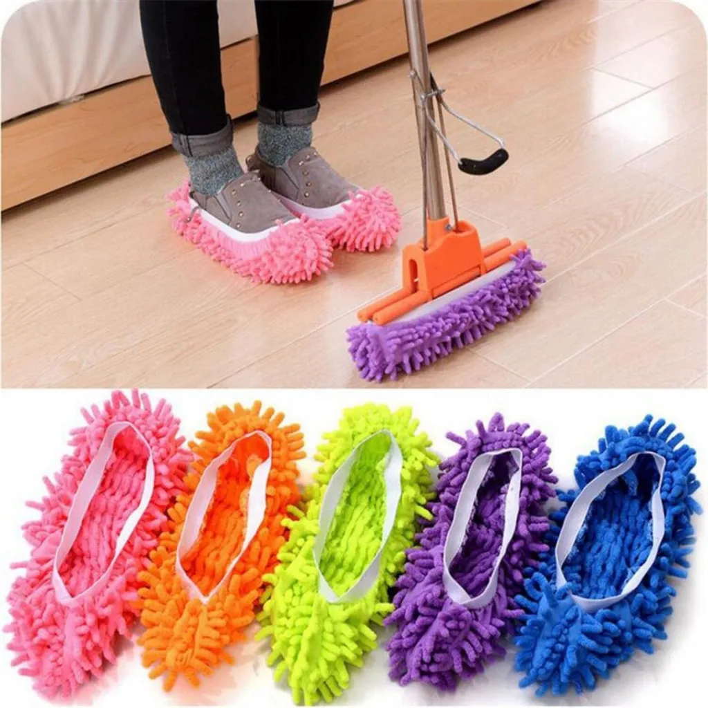 10-teilige Mop-Pantoffeln Schuh Reinigung Handtuch Bodenreinigung Waschbar Pantoffel Mop Fußreiniger Schuhwischer Bodenwischer 4 10-teilige Mop-Pantoffeln Schuh Reinigung Handtuch Bodenreinigung Waschbar Pantoffel Mop Fußreiniger Schuhwischer Bodenwischer – Bild 2