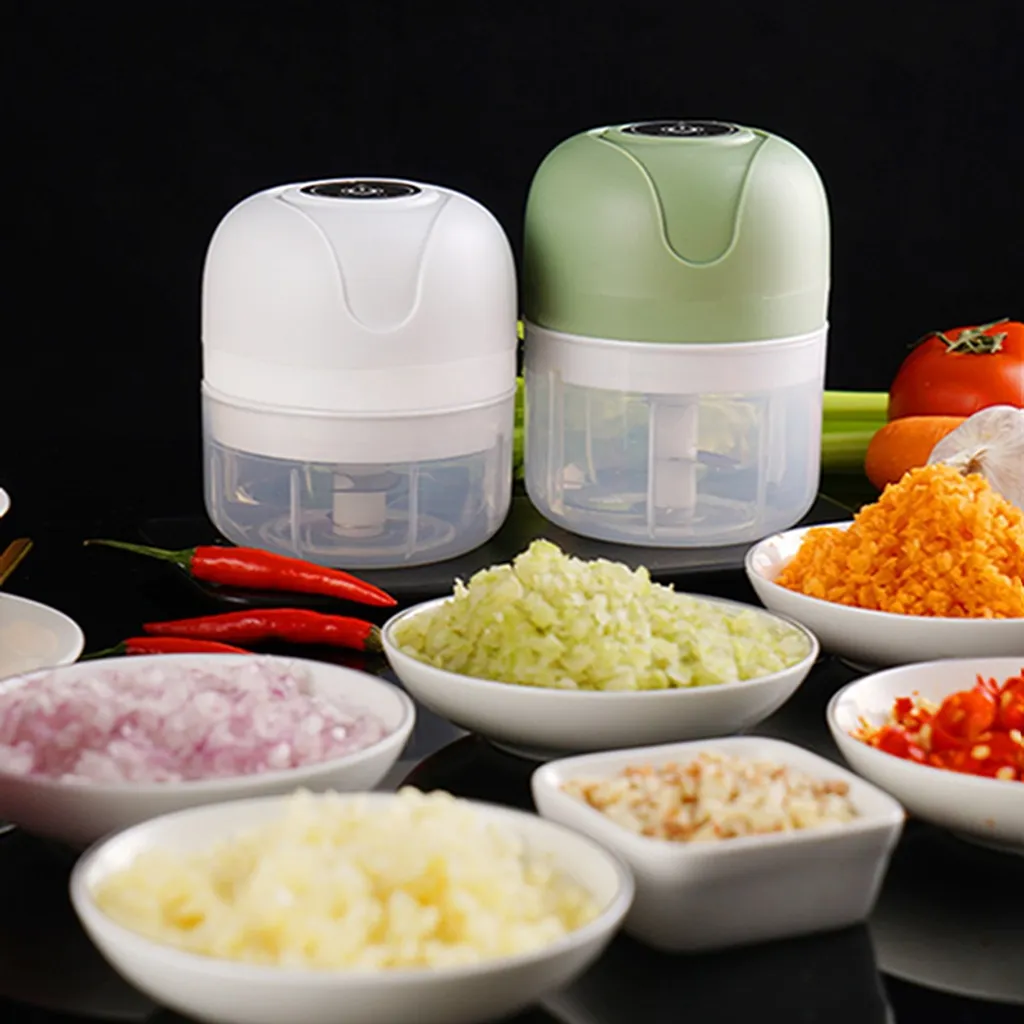 100ml Elektrische KnoblauchpresseEdelstahl Knoblauch-Artefakt, Knoblauchschneider, Knoblauchpresse Grün 5 100ml Elektrische KnoblauchpresseEdelstahl Knoblauch-Artefakt, Knoblauchschneider, Knoblauchpresse Grün – Bild 3