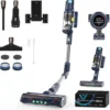 VICSONIC S7 Akku Staubsauger, 30000PA/480W Starke Saugleistung Staubsauger Kabellos Bis Zu 65 Min Laufzeit, 7-in-1 Staubsauger Beutellos, Smartes Touch Display, 180 ° Faltbar, 4 Leistungstufe, Blau -Haushaltswaren Store 49723d01458a43c4642e11c3bd1088b7