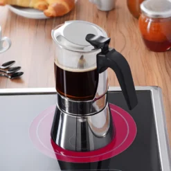 GRÄWE Espressokocher Mit Glaskanne, 9 Tassen -Haushaltswaren Store 4a30d54bd6ab30d2ab853225478620df