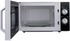 Sharp R204BA Solo-Mikrowelle 6 Leistungsstufen - 800 Watt Leistung Schwarz/Silber -Haushaltswaren Store 4a46abcbd5e00c2acf53ebf5784d7ff5