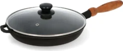 Gusspfanne Ø 24 Cm Mit DECKEL Bratpfanne Gusseisen MAYSTERNYA IRON WOOD -Haushaltswaren Store 4a59f7994c7fcd323d04911cacc8ac2b