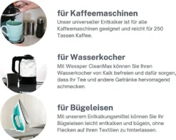 Wessper Rundum-Pflegeset Für Kaffeevollautomaten Philips, Saeco (2x AquaClean Filter, Komp. Mit CA6903, Entkalker 500ml, 10 X 2g Reinigungstabletten, Reinigungsbürste) 19 Wessper Rundum-Pflegeset Für Kaffeevollautomaten Philips, Saeco (2x AquaClean Filter, Komp. Mit CA6903, Entkalker 500ml, 10 X 2g Reinigungstabletten, Reinigungsbürste) -Haushaltswaren Store 4a81fbb9b012daf22e7d3d2a710bbfc7
