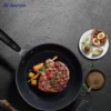 AMERCOOK Rockstone Bratpfanne 20 Cm - Universal-Pfanne Mit Aluminiumkern Bratpfanne - Für Alle Herdarten Zum Braten, Kochen Und Schmoren Induktionsgeeignet Bratpfanne Antihaft-beschichtet -Haushaltswaren Store 4bda6e23363186d61089d60ebb8b5645