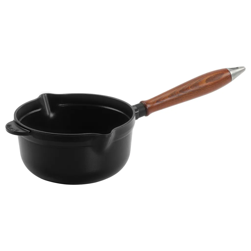 STAUB Kasserolle Stielkasserolle Gusseisen Induktion Stieltopf Sauce 1,9 L 3 STAUB Kasserolle Stielkasserolle Gusseisen Induktion Stieltopf Sauce 1,9 L