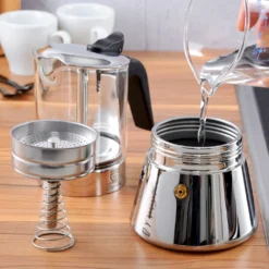 GRÄWE Espressokocher Mit Glaskanne, 6 Tassen -Haushaltswaren Store 4cede2b5c3da4e726f183d926c0d69ef 1