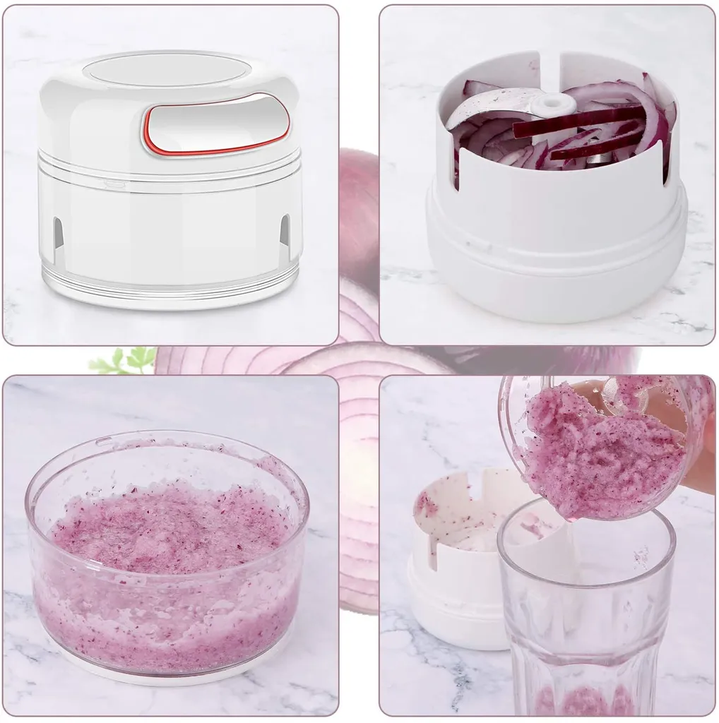 Zwiebelschneider Mit Seilzug Gemüseschneider Mini Zwiebel Zerkleinerer Multizerkleinerer Manuell Klein Zwiebelhacker Zum Vermengen Zerkleinern Pürieren Knoblauchpresse Onion Chopper 8 Zwiebelschneider Mit Seilzug Gemüseschneider Mini Zwiebel Zerkleinerer Multizerkleinerer Manuell Klein Zwiebelhacker Zum Vermengen Zerkleinern Pürieren Knoblauchpresse Onion Chopper – Bild 6