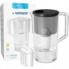 Wessper AquaClassic Basic Wasserfilter Krug 2.5L + 4x Kartusche / Wasserfilter - Farbe Schwarz