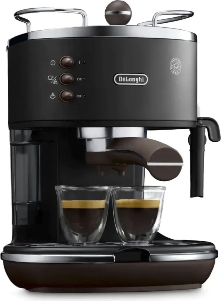 De'Longhi DeLonghi Icona ECOV 311.BK Schwarz Siebträger Espressomaschine 3 De'Longhi DeLonghi Icona ECOV 311.BK Schwarz Siebträger Espressomaschine