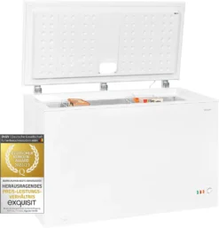 Exquisit Gefriertruhe GT320-030D Weiss | 300 L Nutzinhalt | Weiß