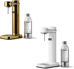 AARKE Wassersprudler Carbonator 3 White Weiss Mit PET Flasche Edelstahlgehäuse -Haushaltswaren Store 4ec4f6799b26d08963caa2904c11125f