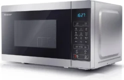 SHARP Mikrowelle Mit Grillfunktion 1000 Watt 20 Liter 11 Leistungsstufen YC-MG02ES -Haushaltswaren Store 4ef06a5b43aaedc651df0c324196ff16