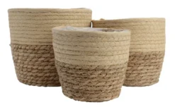 Korb/Übertopf - Beige - Seegras - Ø 14 Cm 6 Korb/Übertopf - Beige - Seegras - Ø 14 Cm -Haushaltswaren Store 4f6aec7e95d847db2b5ca640aec00510