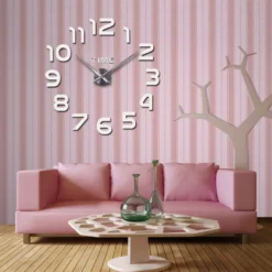 3D Wanduhren Wanduhr Groß Uhr Mute Decor Wandtattoo Modern Deko Geschenk Home Office Büro DIY Wohnwand Wohnzimmer Wand Decoration Design Schwarz Retoo 22 3D Wanduhren Wanduhr Groß Uhr Mute Decor Wandtattoo Modern Deko Geschenk Home Office Büro DIY Wohnwand Wohnzimmer Wand Decoration Design Schwarz Retoo -Haushaltswaren Store 4feeb936c710dc5ffcb3f2b560a1499e