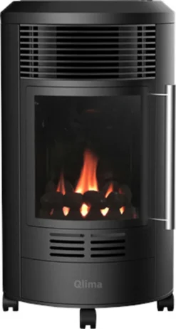Qlima 2-in-1 Gasheizer GH 8034 3,4 KW Schwarz -Haushaltswaren Store 502dba184dfe346b6cd8aab515f4248b