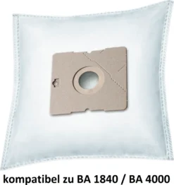 20x Rs-products Stausbaugerbeutel Passend Für BASE BA 1840 Und BA 4000 I BA1840 Und BA4000 Und Menalux 1840 Und 4000