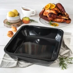 ZENKER XXL Bräter, Emaillebeschichtet, Ca. 40 X 34 X 8 Cm -Haushaltswaren Store 50bfa14abb494ab57d136de2d6e975c2