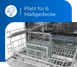 Exquisit Geschirrspüler GSP206-030F SchwarzPV | Tischgeschirrspüler | 6 Maßgedecke | Schwarz -Haushaltswaren Store 5293ea22af44f1e693977f1afa247ae4