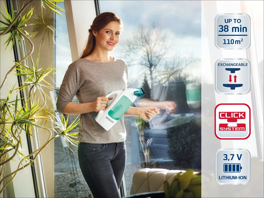 Leifheit Set Fenstersauger Dry & Clean Mit Stiel, Einwascher, Schmaler Saugdüse 5 Leifheit Set Fenstersauger Dry & Clean Mit Stiel, Einwascher, Schmaler Saugdüse – Bild 3