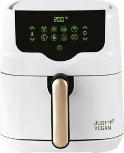 Just Vegan – Airfryer – 4,5L - Wit -Haushaltswaren Store 533c2014f3e5588e94a5434bdf972e81