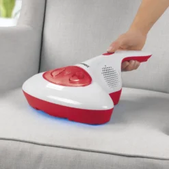CLEANmaxx Akku-Milben-Handstaubsauger Mit UV-C-Licht - Rot/weiß UV Licht Akku Milbensauger Handstaubsauger Milben Allergiker Kabellos CLEANmaxx -Haushaltswaren Store 5349560f5a2f440f5f3b0df40906c0b7