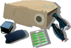 20 Staubsaugerbeutel + Filter + Ersatzbürsten EB350/351 + 10 Duft Geeignet Für Vor Werk Kobold 130 131