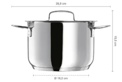 FISKARS All Steel Kasserolle Mit Deckel 3,0l 8 FISKARS All Steel Kasserolle Mit Deckel 3,0l -Haushaltswaren Store 544c170871b1974a4aee09d0232267c3