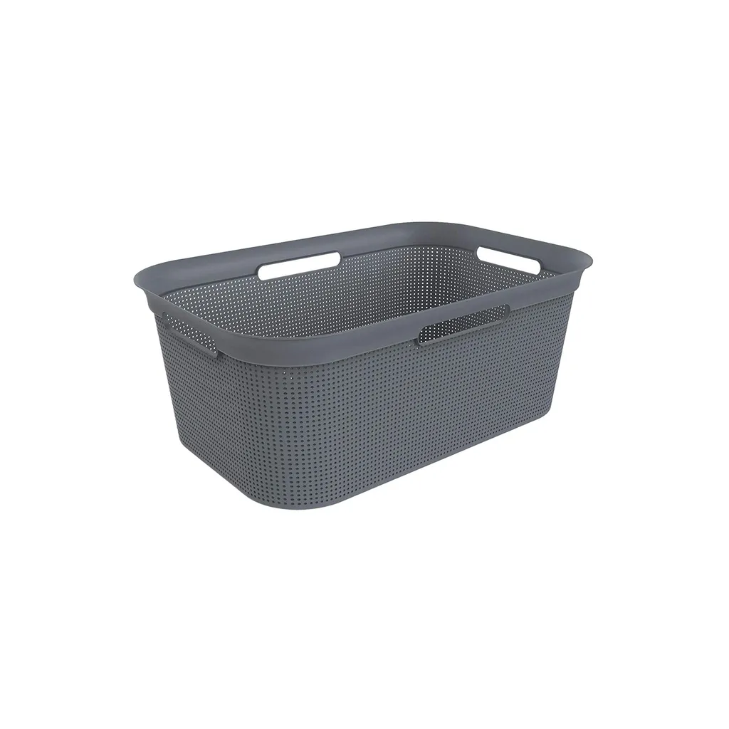 ROTHO Wäschekorb 41 L BRISEN, Farbe:Anthrazit 3 ROTHO Wäschekorb 41 L BRISEN, Farbe:Anthrazit