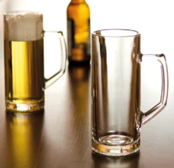 Borgonovo 12002620 Reno Bierseidel, Bierkrug, Bierglas, 645ml, Mit Füllstrich Bei 0,5l, Glas, Transparent, 6 Stück -Haushaltswaren Store 5513b8cd6e2fe886fa483f7d6fe657f4