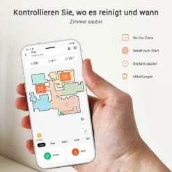 Ultenic T10 Saugroboter Mit Absaugstation, 3000Pa Saugroboter Mit Wischfunktion, Laser Navigation Saugroboter, Mehrstöckige Kartierung Staubsauger Roboter, Roboterstaubsauger Ideal Für Teppiche -Haushaltswaren Store 5555221bafa7abbd8603d67fa5db4515