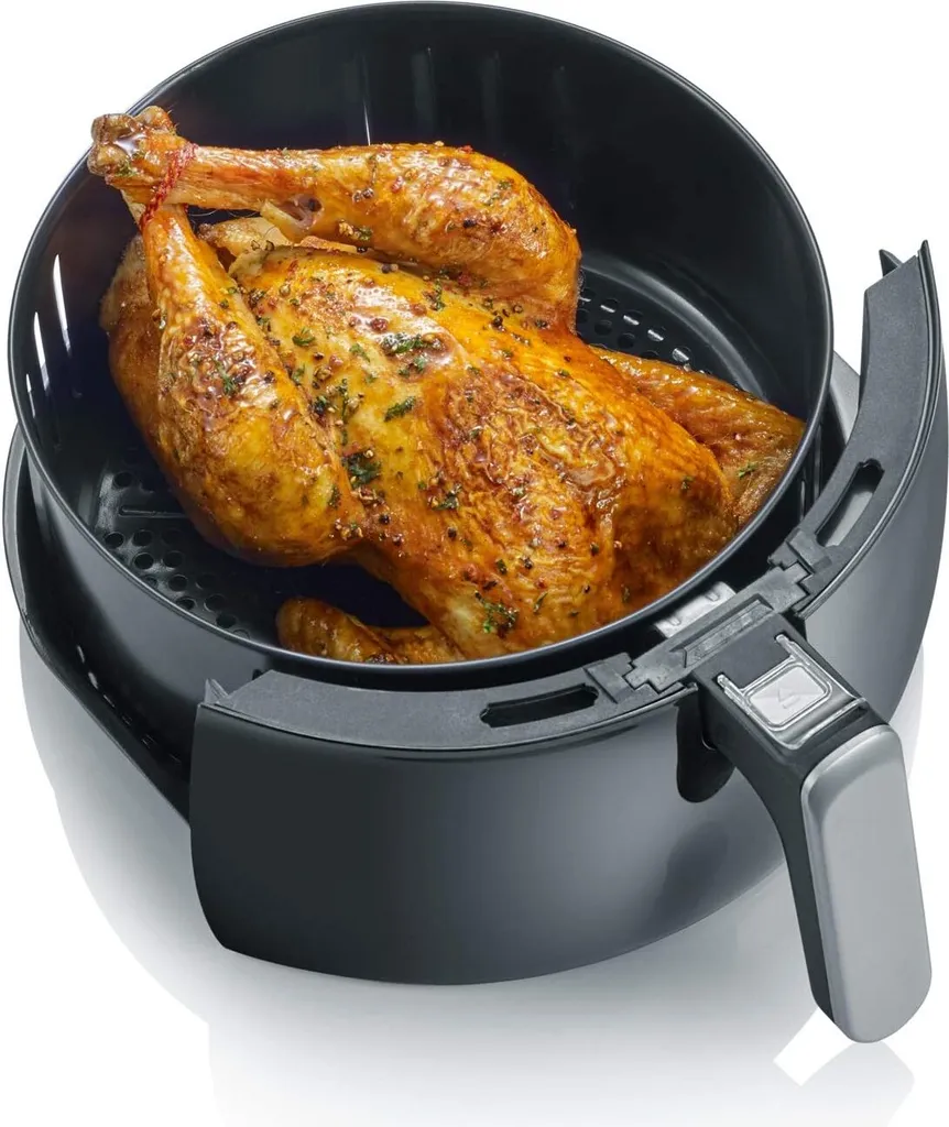 SEVERIN Heißluft-Fritteuse FR 2445 Edelstahl / Schwarz 11 SEVERIN Heißluft-Fritteuse FR 2445 Edelstahl / Schwarz – Bild 9