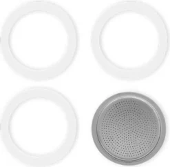 Bialetti 800002 Gummidichtung Und Filter 2T, Aluminium, Weiß 12 Bialetti 800002 Gummidichtung Und Filter 2T, Aluminium, Weiß -Haushaltswaren Store 55be01e00b85fca80b51011fde741de6